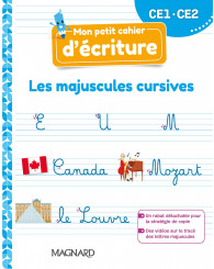 Mon petit cahier d'écriture CE1-CE2 : les majuscules cursives - ISBN 9782210508897