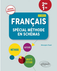 Français - Spécial méthode en schémas - Niveau Seconde, Première - Nouveaux programmes ELLIPSES MARKETING (12 juin 2019) - ISBN 9782340031685