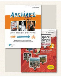 COMBO: Archives 1 + Espace Temps-Géographie 1 (2e éd.) avec Ens. num. 1 an - ISBN 9782766105960