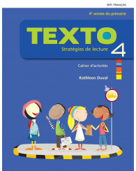 Texto 4, 4e année Stratégies de lecture, cahier d'activités + Ens. num. - ISBN 9782766109203