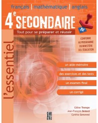 L'essentiel - secondaire 4 - français/mathématique/anglais - ISBN 9782896429059