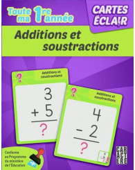 Cartes éclair - 1re année - Additions et soustractions