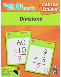 Cartes éclair - 3e année - Divisions