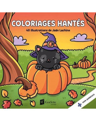 Coloriages hantés - 40 illustrations de Jade Lachine - ISBN 9782898790843