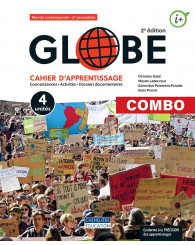 Globe, 2e édition - 4 unités - 5e secondaire Cahier d'apprentissage - Versions imprimée ET numérique - ISBN 9782765059301