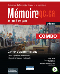 Mémoire.qc.ca - 2e cycle (4e secondaire) 2e édition - COMBO: Cahier d'apprentissage - version imprimée ET numérique + activités interactives - 1 an - ISBN 9782765071501