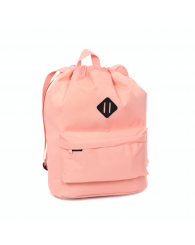 Sac fourre-tout noir pour adolescent(e) avec pochette à l'avant OFF TRACK GEO ROSE (no F24551PK)