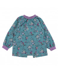 Tablier de bricolage (5-9 ans) nanö (FLEURS) turquoise 