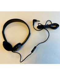 Casque d'écoute (prise jack circulaire) (audio avec MICRO) avec serre-tête réglable MAXELL HP-100 (*incluant 0,60$ d'écofrais)