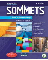 Sommets Sec. 4 (SN) Cahier d'apprentissage version imprimée + act. int. - ISBN 9782765079361