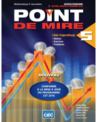 Point de mire, sec. 5 (CST) Cahier d'apprentissage (incluant exercices interactifs) + Accès étudiant Web (no 216976) - ISBN 9782761777803