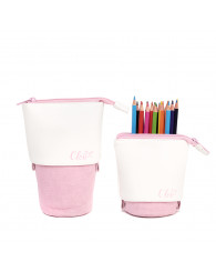 Étui à crayons rétractable CLÉO - ROSE (no C23297PK)