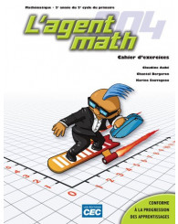L'agent math 004, 4e année, cahier d'exercices (no 214394) - ISBN 9782761761376