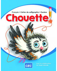 Chouette cahier de calligraphie CURSIVE (no 219319) - ISBN 9782761782227