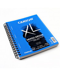 Cahier avec spiral multi-médias CANSON XL (7x10po.) 60f./120 pages (no C100510926) (Disponible bientôt!... Réservez-le ici!)