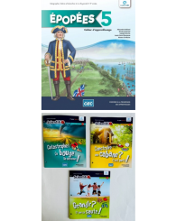 COMBO: Épopées/ScientifiQ 5e année - Cahier d'apprentissage & Ensemble de 3 fascicules (no 220931) - ISBN 9782766203185