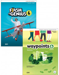 Flash of Genius + Waypoints - Grade 6 Workbooks COMBO with Digital Components - Student (12-month) - ISBN 9998202510292