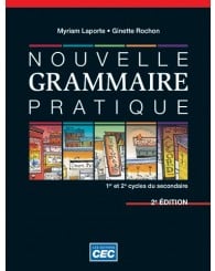 Nouvelle grammaire pratique (secondaire 1 à 5), 2e Édition, (couverture rigide noire)  (No 218129) ISBN 9782761777544
