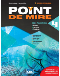 Point de mire, sec. 4 (SN) - Cahier d'apprentissage (incluant exercices interactifs ) + Accès étudiants Web (no 216814) - ISBN 9782761790024