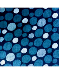 Doudou sieste (couverture de repos) PIERRES (turquoise/bleu)