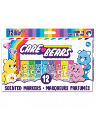 Calinours CARE BEARS - Ensemble de 12 marqueurs parfumés POINTE OBLIQUE (Jusqu'à épuisement des stocks!)