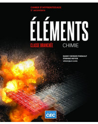 Éléments - Cahier d'apprentissage (incluant le tableau périodique et les exercices interactifs) (no 219334) - ISBN 9782761782333