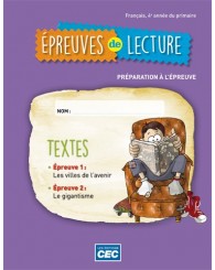 Épreuves de lecture 4e année - Fiches épreuves (no 216348) - ISBN 9782761787888