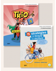 Trio - 6e année - FRANÇAIS - cahiers A/B + Mes outils + le fascicule 15 stratégies de lecture et d'écriture pour me préparer à l'épreuve de fin d'année  + Ens. numérique - ISBN 9998202311028