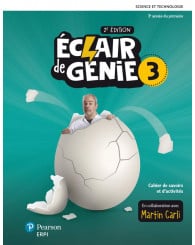 Éclair de génie 3 (2e édition) Cahier de savoirs et d’activités + Ens. num. - ISBN 9782766149933