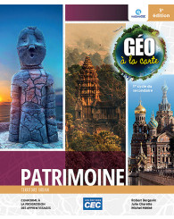 Géo à la carte - fascicule PATRIMOINE, 3e ÉD. (papier et numérique) (no 225577) - ISBN 9782766217380