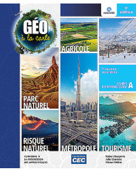 Géo à la carte 1er secondaire - Cahier d'apprentissage A (incluant les exercices interactifs), 3e ÉDITION, version papier + accès étudiants, web 1 an (no 225666) - ISBN 9782766218271