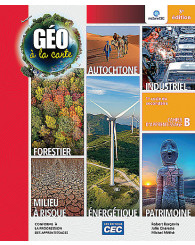 Géo à la carte 2e secondaire - Cahier d'apprentissage B (incluant les exercices interactifs), 3e ÉDITION, version papier + accès étudiants, web 1 an (no 225667) - ISBN 9782766218288