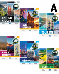 Géo à la carte 1er secondaire - ENSEMBLE A (incluant les exercices interactifs), 3e ÉDITION, version papier + accès étudiants, web 1 an (no 225670) - ISBN 9782766218318