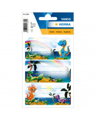 Étiquettes d'identification autocollantes @9 (Dinos) HERMA (no H1889)