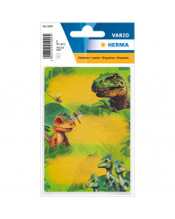 Étiquettes d'identification autocollantes @9 (Le monde de Dino) HERMA (no H1909)