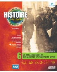 Histoire à la carte-sec. 2 - Cahier d'apprentissage (incluant les exercices interactifs et le référentiel) (no 220709) - ISBN 9782766202362