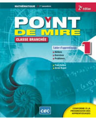 Point de mire, sec. 4 (CST) Cahier d'apprentissage + Accès étudiants Web (no 218358) - ISBN 9782761781671