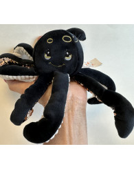 MINI peluche lourde sensorielle PIEUVRE - TOYBOX - NOIRE/BLACK