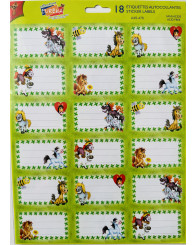 Étiquettes d'identification autocollantes EUREKA @18 - PONEYS