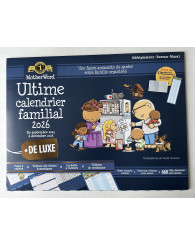 Tableau/Calendrier familial de frigo MotherWord® DELUXE (2025-2026) (18x13.5po.)/(45.7x34.2cm) français
