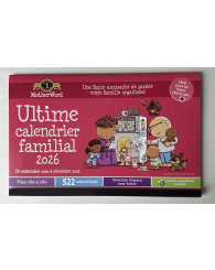 Tableau/Calendrier familial de frigo MotherWord® (2025-2026) (15x9.5po.)/(38.1x24.1cm) français