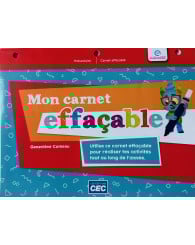 Mini TNI - Mon carnet effaçable (pour le PRÉSCOLAIRE) (no 4646///225537) - ISBN 9782765541271///9782766216987