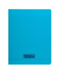 Cahier 21x29,7cm - 96 pages - Séyès - couverture polypro - BLEU (18132C)