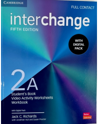 Interchange Level 2A, Full Contact with Digital Pack 5th edition - ISBN 9781009040730 (couverture bleue)