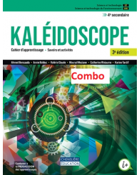 Kaléidoscope Sec.4 (ST-STE) 3e éd. - COMBO: Cahier d'apprentissage en version imprimée ET numérique + act. inter. - ISBN 9998202210048