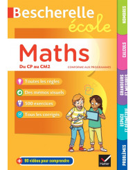 Bescherelle : École (Maths) du CP au CM2 - éd.2022 -  ISBN 9782401083776 (non remboursable!) 