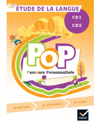 Pop Parcours personnalisés - Étude de la langue CE1/CE2 - éd. 2022 - ISBN 9782401085244