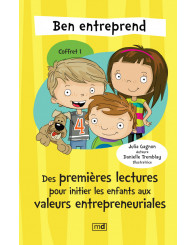 Ben entreprend - Coffret no 1 - 10 livrets: des premières lectures pour initier les enfants aux valeurs entrepreneuriales
