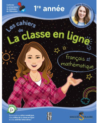 Les cahiers de la classe en ligne - 1re année - madame Marie-Ève : cahier imprimé et numérique - ISBN 9782897423032