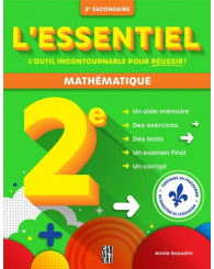 L'essentiel - secondaire 2 - mathématique - ISBN 9782897428846